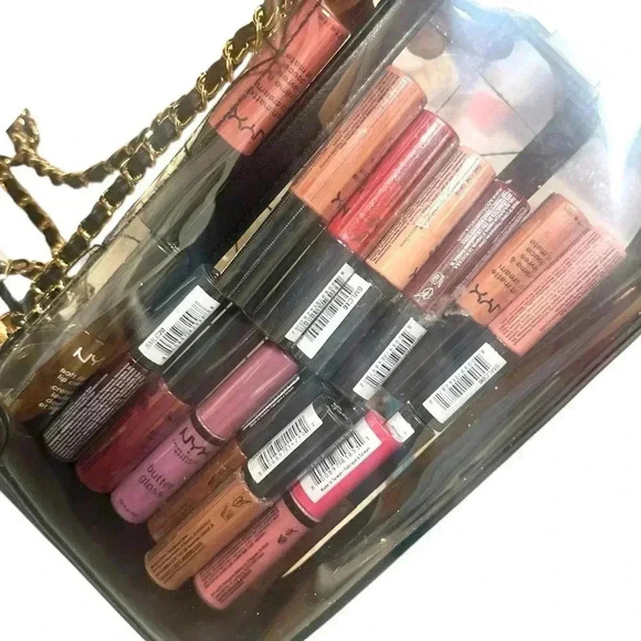 NYX Other - NYX Lip Gloss Lot - 16 Colors + Clear Purse**